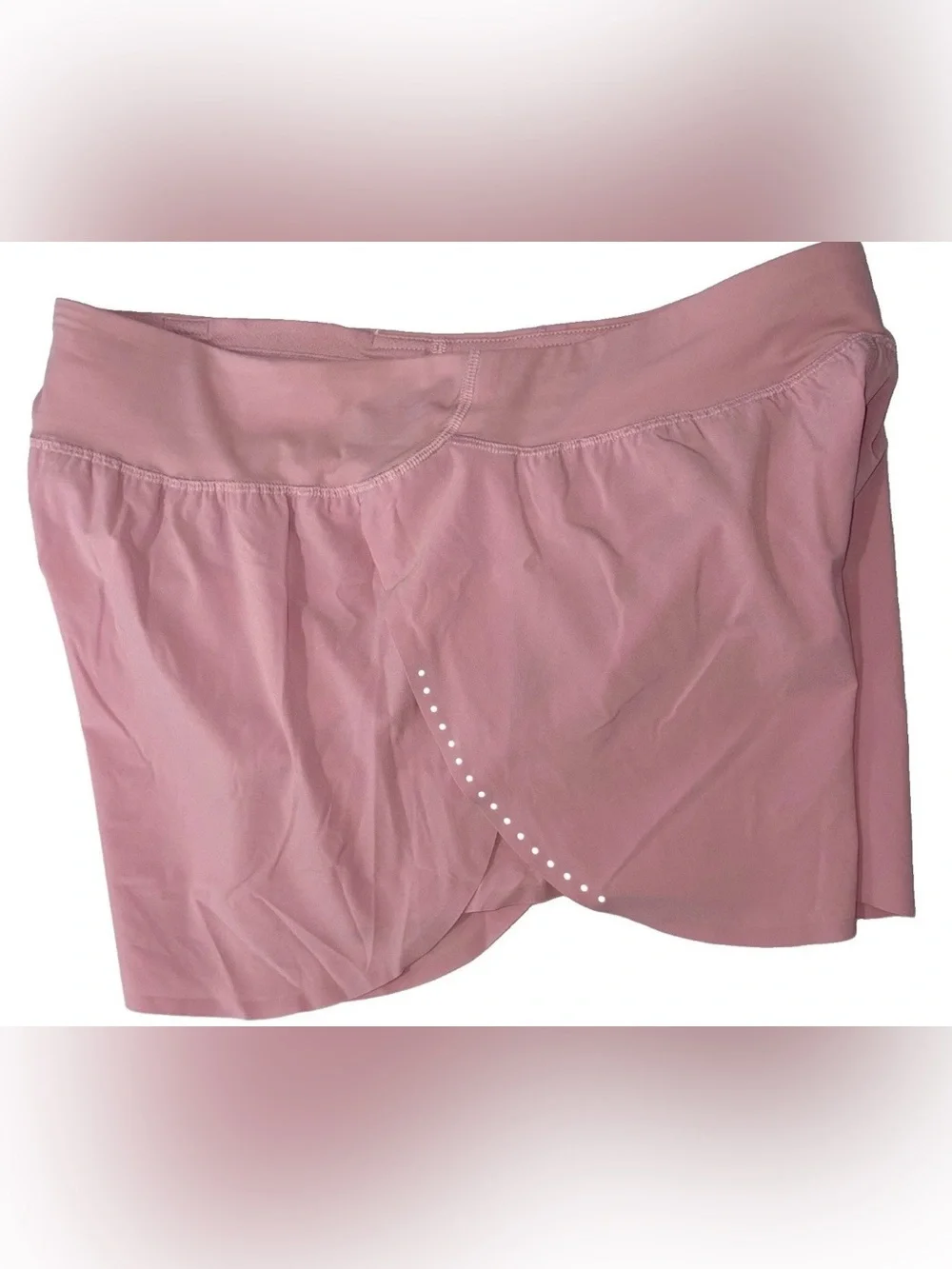 NWT*LULULEMON*LARGE*FAST AND FREE HIGH RISE 3” SPLIT SHORT*LINED*PINK HAZE*$78